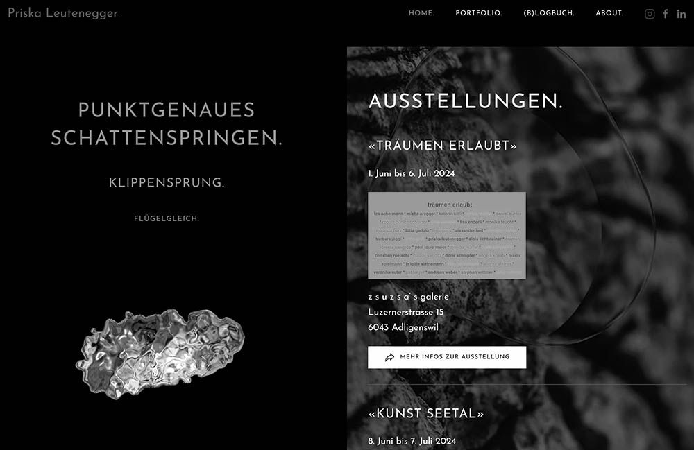 Priska Leutenegger · Künstlerin · Kunstschaffende · Kunst · Fotografie
