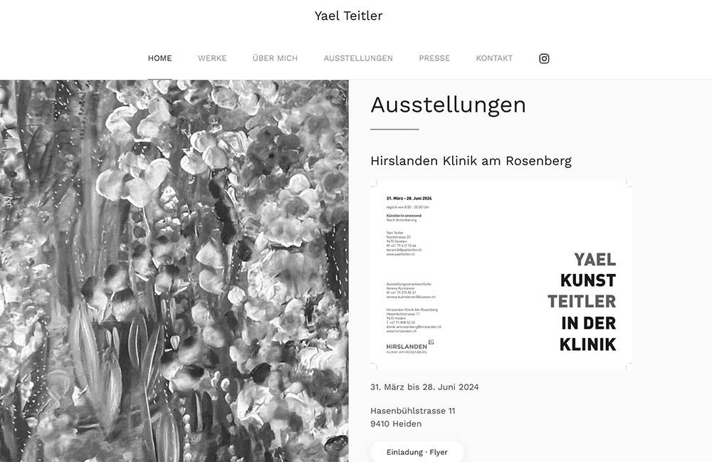 Yael Teitler · Kunst · Flowerpainting · Acrylmalerei 