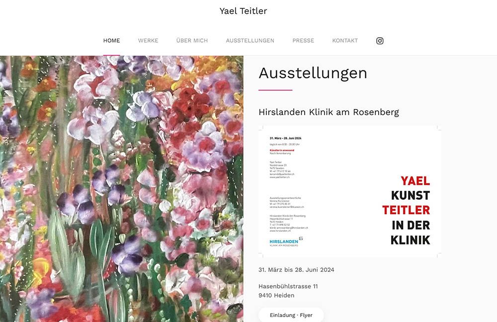 Yaelt Teitler · Künstlerin · Malerei · Acrylbilder