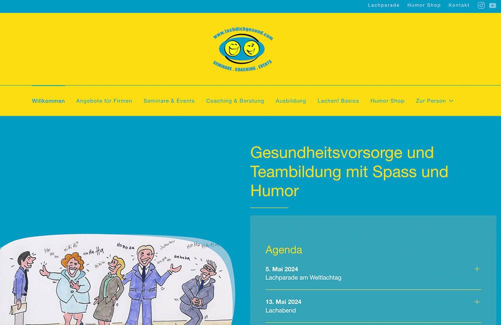 Lachdichgesund GmbH · Lachyoga · Lachseminare 