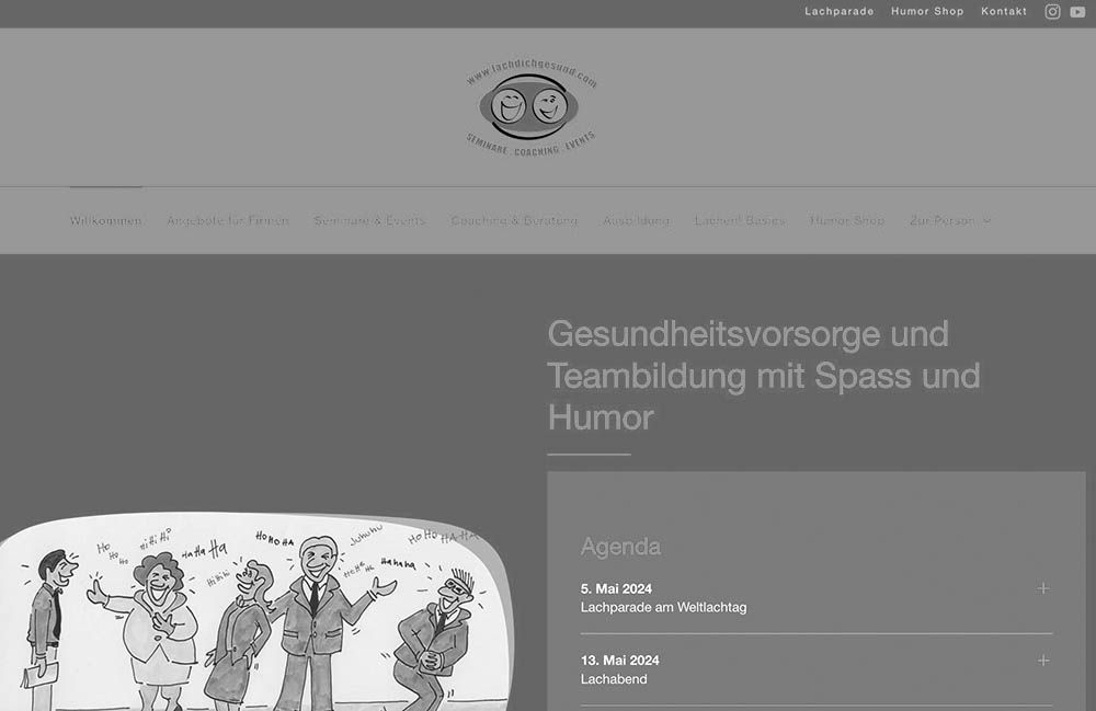 Lachdichgesund GmbH · Lachseminare · Lachyoga