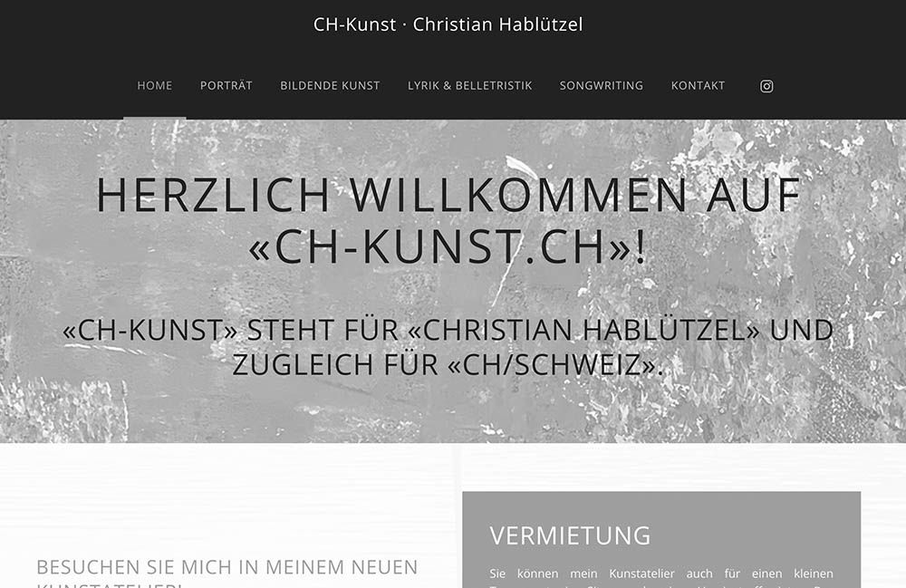 CH-Kunst · Christian Hablützel