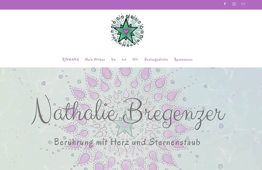 Nathalie Bregenzer · Berührung mit Herz und Sternenstaub · Ringana
